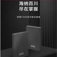 联想(Lenovo) F309 移动硬盘usb3.0 高速移动硬盘1TB多系统兼容 灰色 1TB