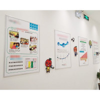 定制围挡约120cm*68cm综合咨询台 单位:1套