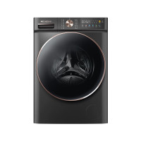 美菱 RS2G100D 滚筒洗衣机 10公斤 一级效能 如手洗系列DD直驱电机 天池岩灰