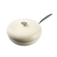 荣事达(Royalstar)-F 鹅卵石炒锅RSD027-FJ 白色 物理不粘 导热迅速 一锅多用