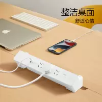 公牛免开孔 桌夹式嵌入式接线板/拖线板 多功能桌面插座 3位+2USB全长1.8米GNQ-C1031UE