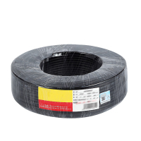 世腾 导线 BVR1.0 黑色单芯多股软电缆,100米每卷 BVR1.0