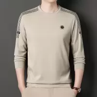 卫衣男士加绒秋冬季新款潮牌圆领打底衫男休闲长袖t恤男
