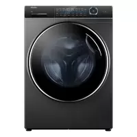 海尔变频10公斤滚筒洗衣机黑色 XQG100-BD14176LU1
