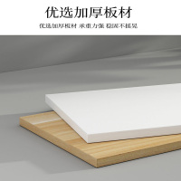 小窝厘 家用吧台桌客厅高吧台桌 靠墙160*35*100 原木色+3椅子