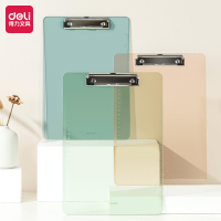 得力9256APET透明板夹(透明绿)(块)