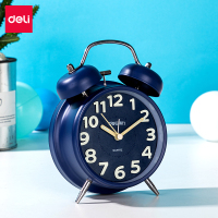 得力9036闹钟(蓝色)(只)