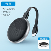 海备思 手机连电视机投影仪hdmi连接视频传输器 苹果安卓Mate30 无线同屏器4K60Hz无线投屏器