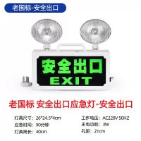 汇特益 消防应急灯 led双头应急照明灯 家用充电式 (备注方向)10个/组(单位:组)