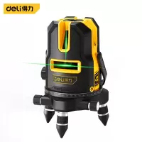 得力工具DL4163激光水平仪LD5线塑盒单电(黄)(台)