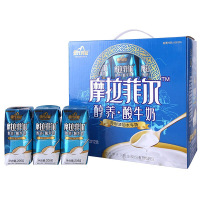 皇氏乳业 摩拉菲尔 水牛奶醇养常温酸牛奶(原味)205g*12瓶 单位:箱