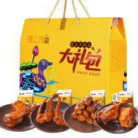 煌上煌乐享礼盒熟食香辣卤味鸭肉鸭翅小吃下酒菜零食麻辣味煌上煌甜卿乐享大礼包348g