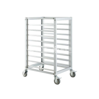 鑫星奈 铝合金烤盘架多层托盘车 9层开放式