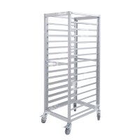 居将 铝合金烤盘架多层托盘车 15层开放式