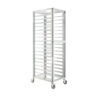 居将 铝合金烤盘架多层托盘车 20层封闭式