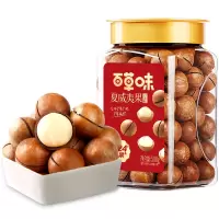 百草味 罐装夏威夷果500g 奶油味每日坚果仁干果类