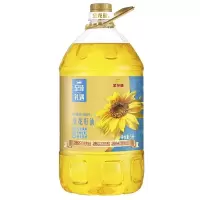 金龙鱼至臻礼遇葵花籽油5L 脱壳压榨富含维生素植物食用油大桶装