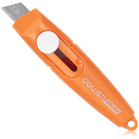 得力(deli) 便携小巧型美工刀 拆快递小刀包裹开箱器 颜色随机 2020 20把装