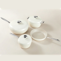 VELOSAN温仑山鹅卵石不粘四件套锅VE035.