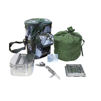 首力战神 05式饭盒 户外野战便携餐具套装