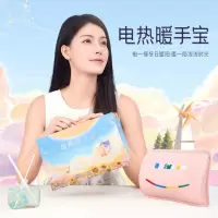 彩虹 货号:T614 电热暖手宝 热水袋红粉