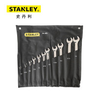 扳手 史丹利/STANLEY 94-400-22 开口扳手 铬钒合金钢 11个