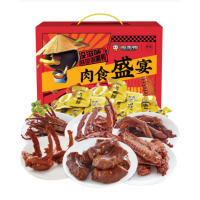 周黑鸭 肉食盛宴礼盒1153g(单位:盒)