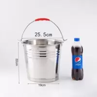 康倍达 不锈钢水桶 25L 白铁皮