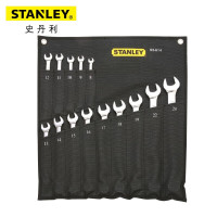 扳手 史丹利 93-614-22 两用扳手 铬钒合金钢 14个