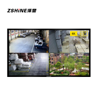 泽显 Zshine 65英寸液晶监控显示器 工业级4K高清监视器 安防视频监控显示屏 含壁挂支架 ZX-X65J