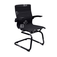 居将 弓形椅办公椅电脑椅护腰工学椅会议椅 宽织带黑色