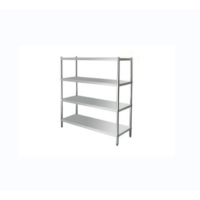 四层焊接平板货架1200*500*1550 304不锈钢材质厚度1.0mm纯不锈钢平板货架简易多用途置物架