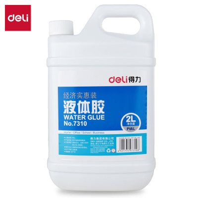 得力(deli) 2L大桶装液体胶水 7310 单位:瓶