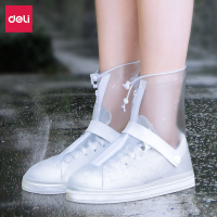 得力16546雨鞋套(白色L)(套)