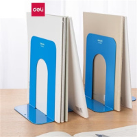 得力 9262 铁书立-7.5寸 (蓝) (2片 /付)