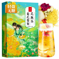 忆江南菊花雪梨花颜茶节日礼物玫瑰茉莉花组合养生花草茶水果茶150g盒*12盒/箱