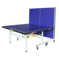 红双喜(DHS)乒乓球桌家用带轮可折叠移动式标准比赛训练室内家用 T2023