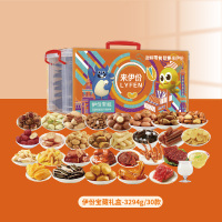 来伊份伊份宝藏3294g多口味休闲零食坚果卤味鸭肉礼包礼盒装年货送礼