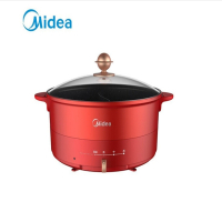 美的(Midea)多用途锅红色星球锅 电火锅鸳鸯锅 多功能大容量 DY28E212R