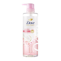 多芬天然植萃樱花无硅油洗发露洗发水470ml 针对毛糙暗淡