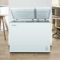 美菱 BCD-220DT 卧式冷柜 220L 一级效能 低霜家用冰柜双箱双温商用小冷柜 低噪母婴母乳冷藏冷冻 大容量冰箱