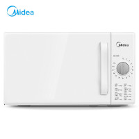 美的(Midea) 家用转盘式快捷加热微波炉M100 白色