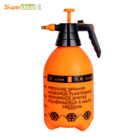 压力喷雾瓶器浇花家用园艺植物气压式消毒喷壶 气压式喷壶橙红,3L