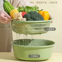 洗菜盆 约29*30cm 双层抹茶绿 单位:1个