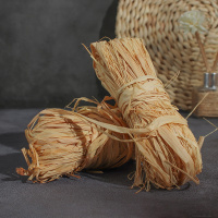 编织麻绳diy材料创意装饰编制线复古风粗绳 10米绿叶款