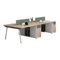 中意贝田 BT-BGZ12 职员办公桌椅组合工位电脑桌屏风卡座桌子