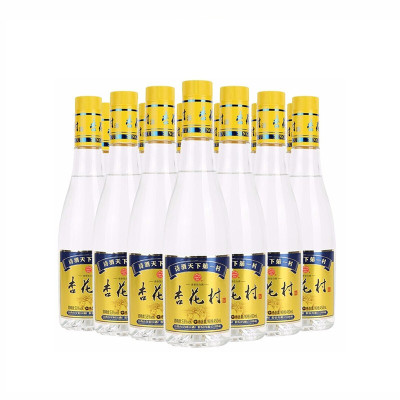 杏花村 汾酒53度 金标清香型 新老包装随机发货 450ml*12瓶 整箱装