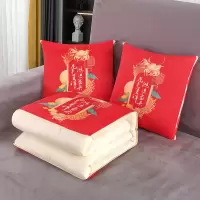 臻梦圆 龙丰呈祥抱枕被 40x40cm