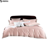 聚盛恒远 时尚高端贡缎长绒棉刺绣四件套