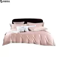 聚盛恒远 时尚高端贡缎长绒棉刺绣四件套